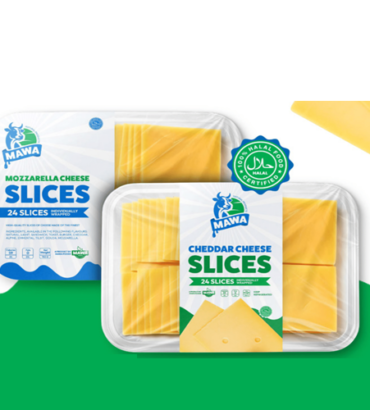 Mozzarella and cheddar cheese 24 Slices