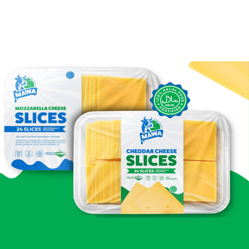 Mozzarella and cheddar cheese 24 Slices