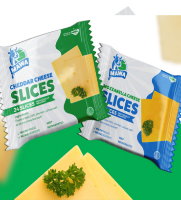 Mozzarella and cheddar cheese Slices